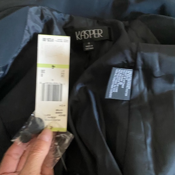 Kasper Black Professional Single Breasted Blazer 4 - Picture 15 of 16